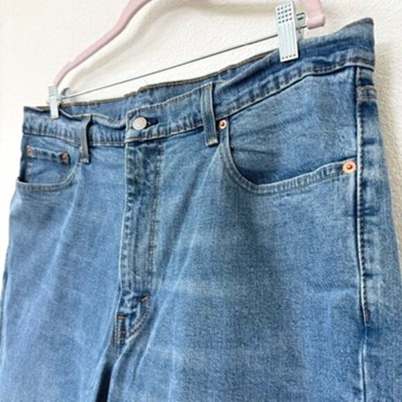Levi’s 550 Relaxed Fit Jeans Blue Denim Straight Leg High Rise Size 40x34 Mens - Picture 2 of 7